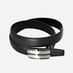 ELLIOT - Mens Black Reversible Leather Belt - BeltNBags