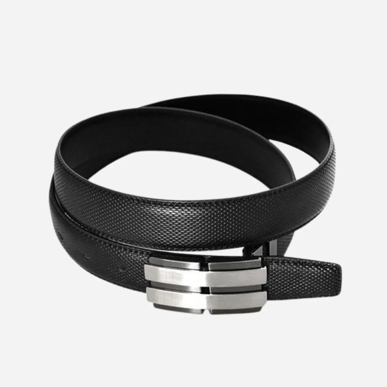 ELLIOT - Mens Black Reversible Leather Belt