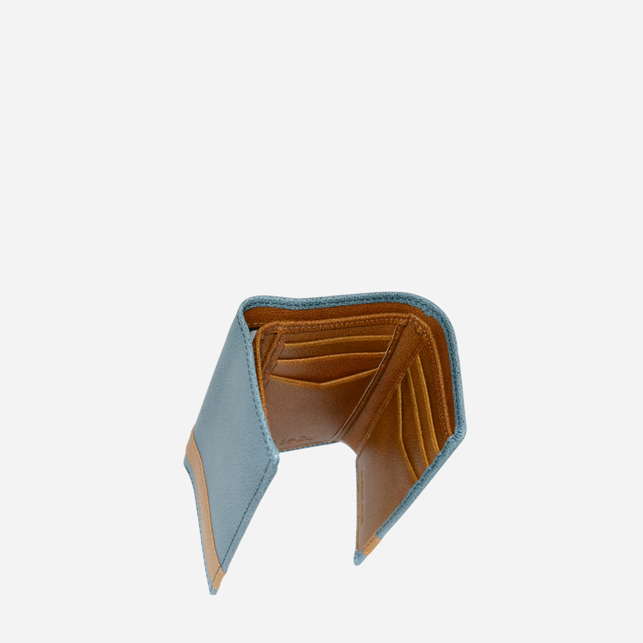 JUSTIN - Grey Genuine Leather Wallet