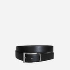 ETHAN - Men's Black and Brown Premium Vegan Leather Reversible Belt