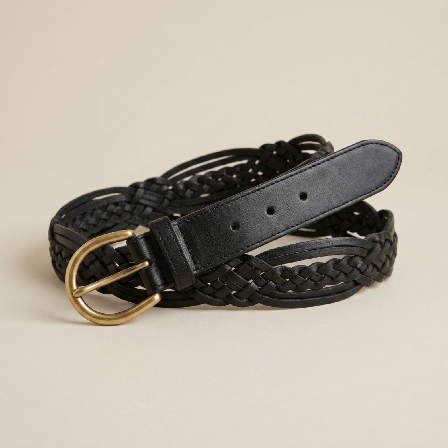 Hargrave Women's Braided Leather Belt