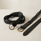Hargrave Women's Braided Leather Belt