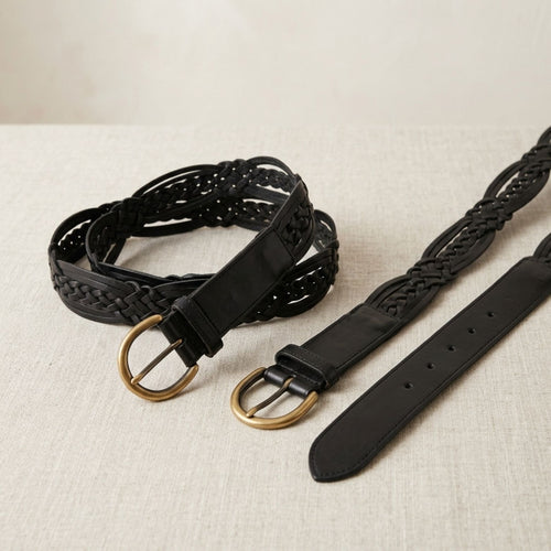 Hargrave Women's Braided Leather Belt