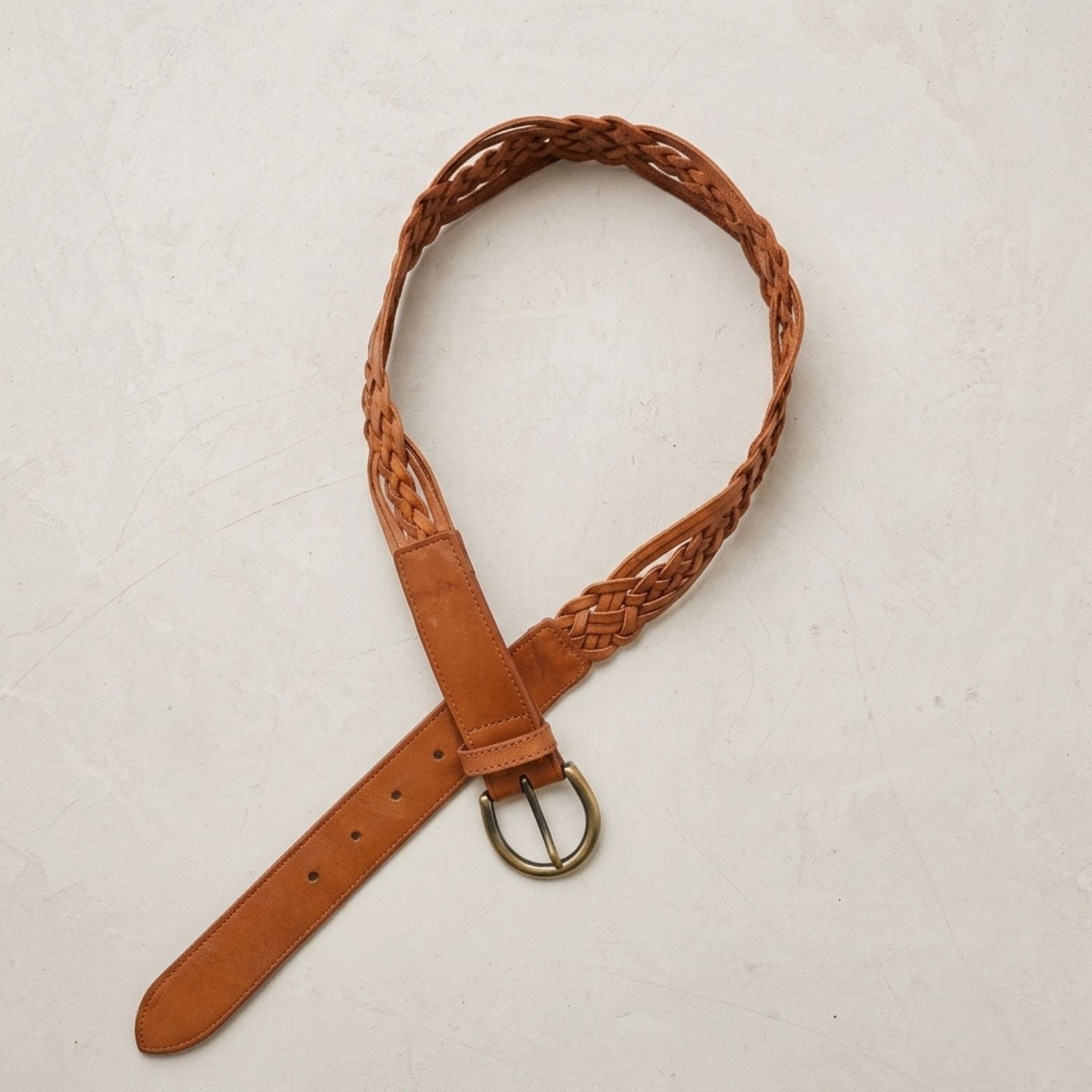 Hargrave Women's Braided Leather Belt