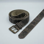 Flint Men's Camo Canvas Double Grommet Belt