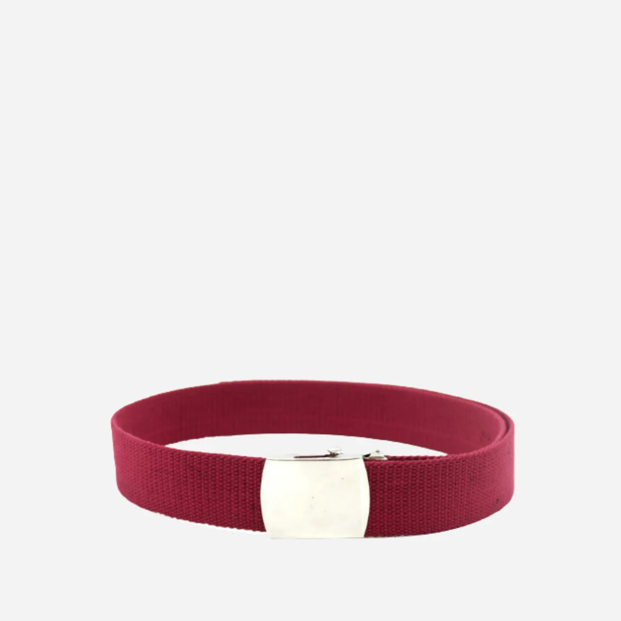 GREG - Mens Maroon Canvas Webbing Belt