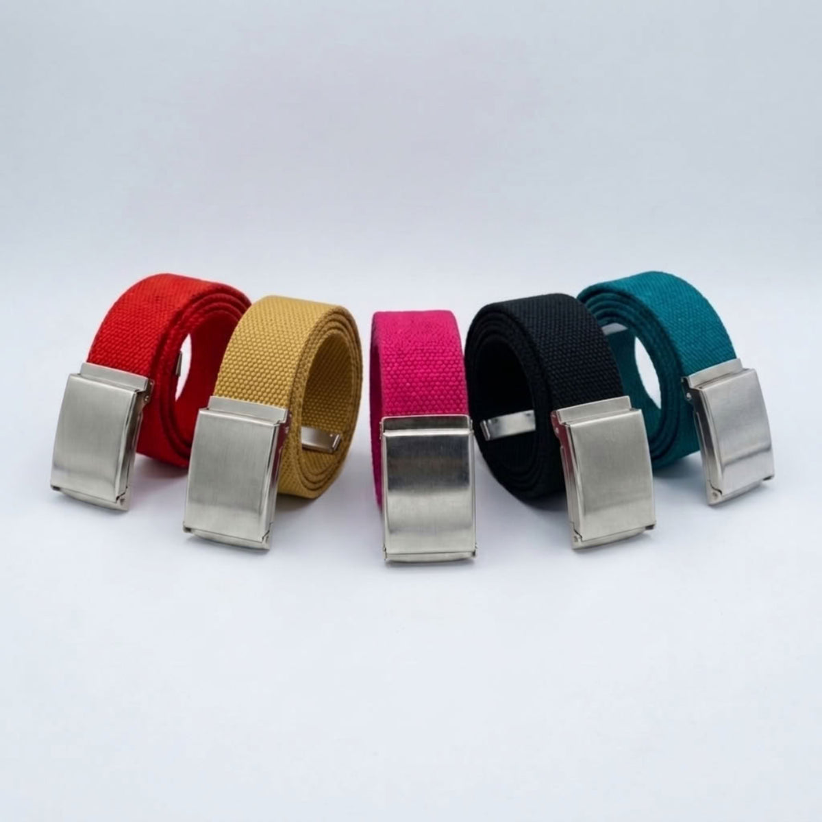 Summer Canvas Belt 5-Pack – Only $15