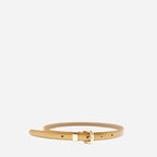 Gift Box 2 Belts | Women's Gold & Silver Skinny Leather Belt Gift Set