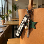 Green Star Tassel Pearl Bag Charm - BeltNBags