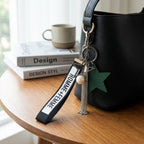 Green Star Tassel Pearl Bag Charm - BeltNBags