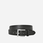HECTOR - Mens Black Genuine Leather Belt - BeltNBags