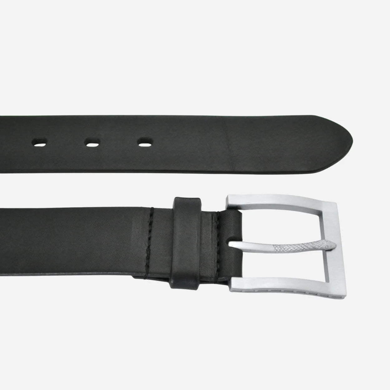 HECTOR - Mens Black Genuine Leather Belt - BeltNBags