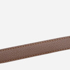 INDIGO - Women's Latte Genuine Leather Knot Waist Belt