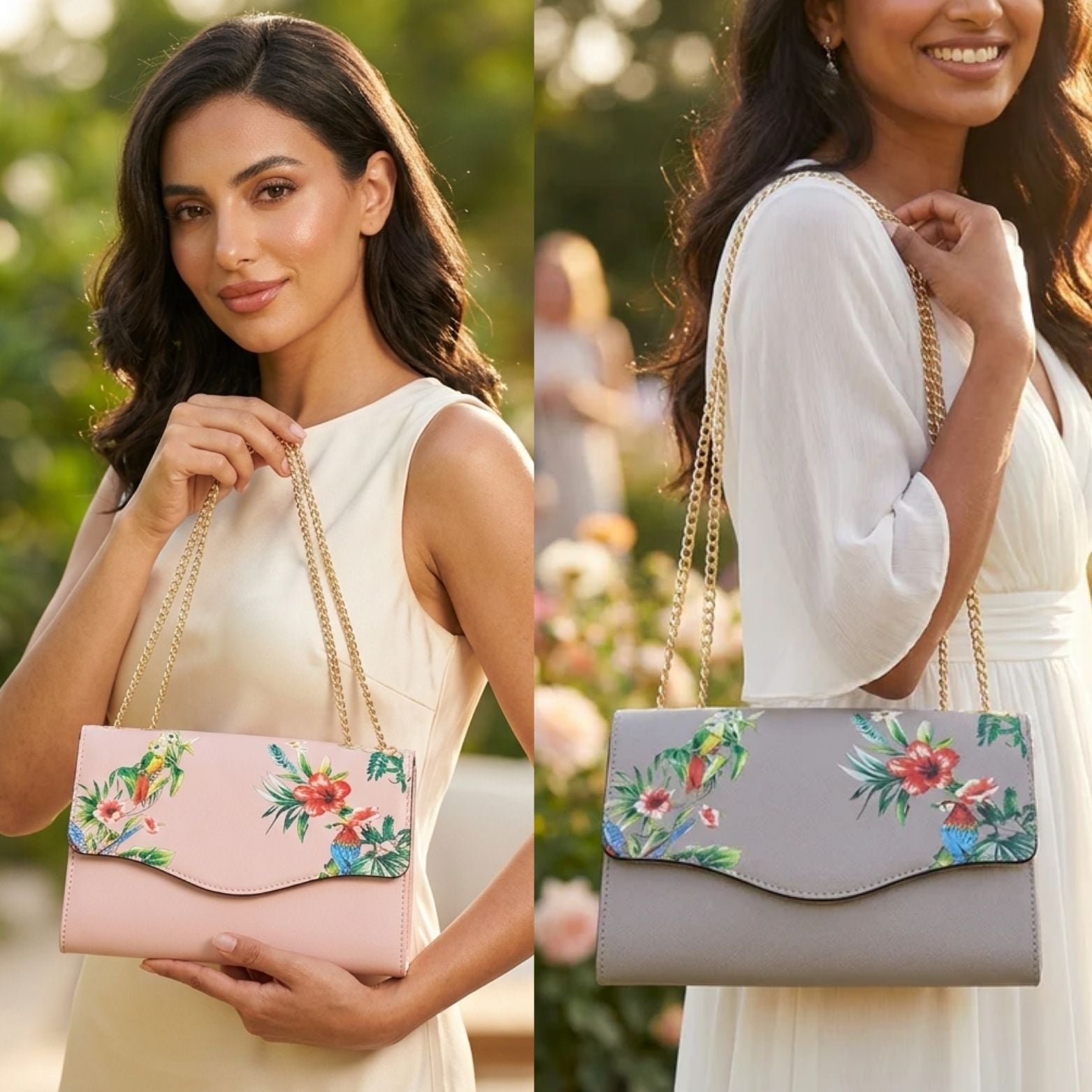 Tropical Clutch Bag Bundle – Mix & Match Saffiano Leather Clutches - BeltNBags