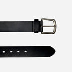 JACOB - Men's Black Genuine Leather Belt
