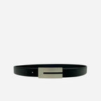 JOSHUA - Mens Black Genuine Leather Dress Belt