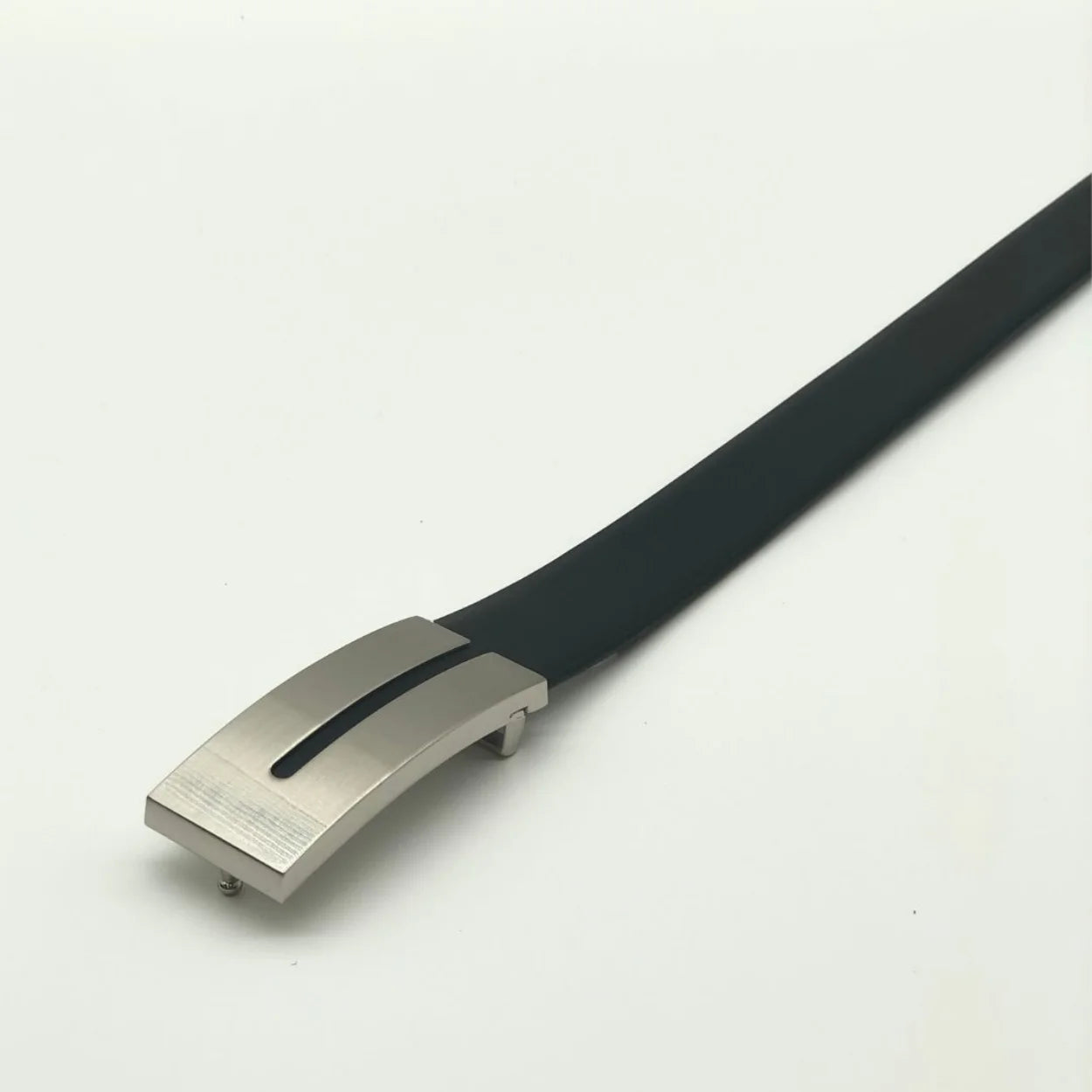 JOSHUA - Mens Black Genuine Leather Dress Belt