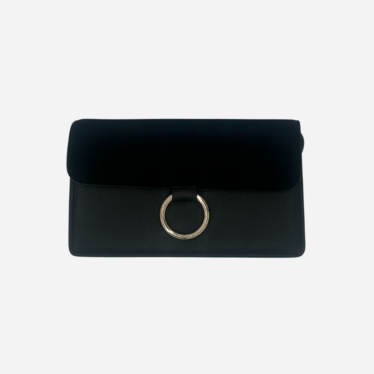 JUNO - Genuine Leather Black Women's Handbag