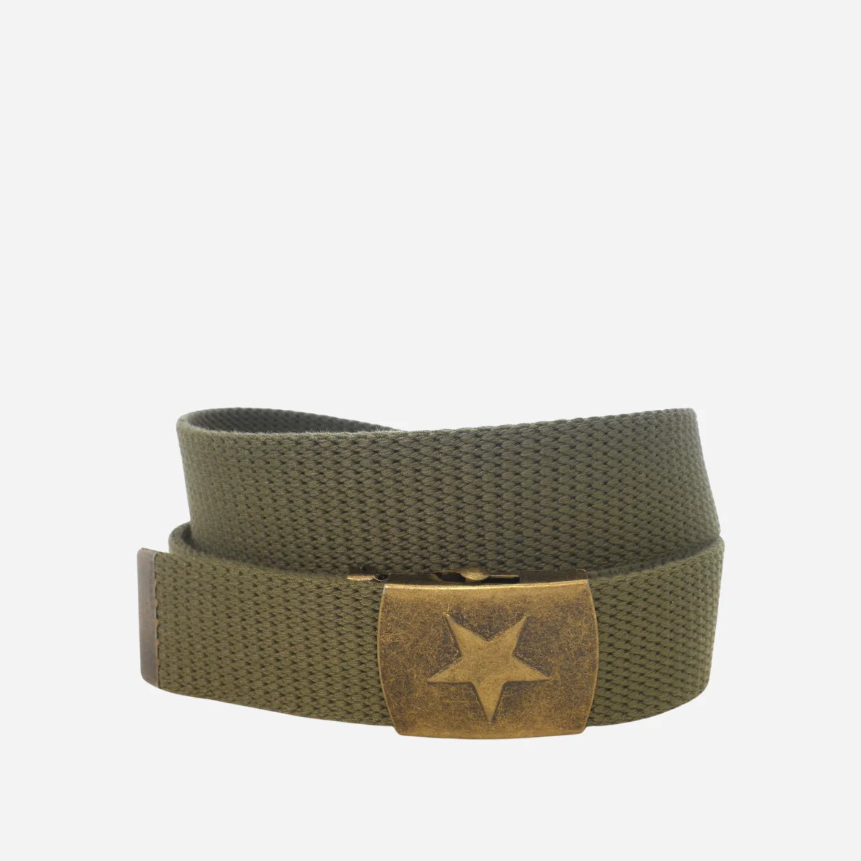 KELSO - Mens Khaki Webbing Belt