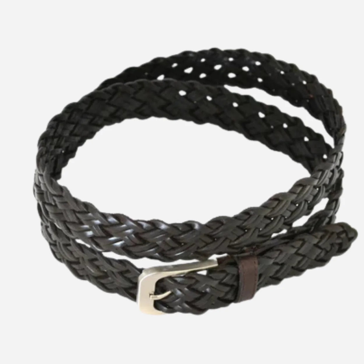 KERAN - Mens Brown Leather Belt