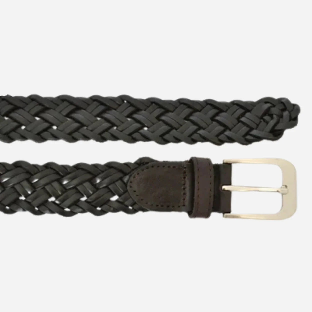 KERAN - Mens Brown Leather Belt