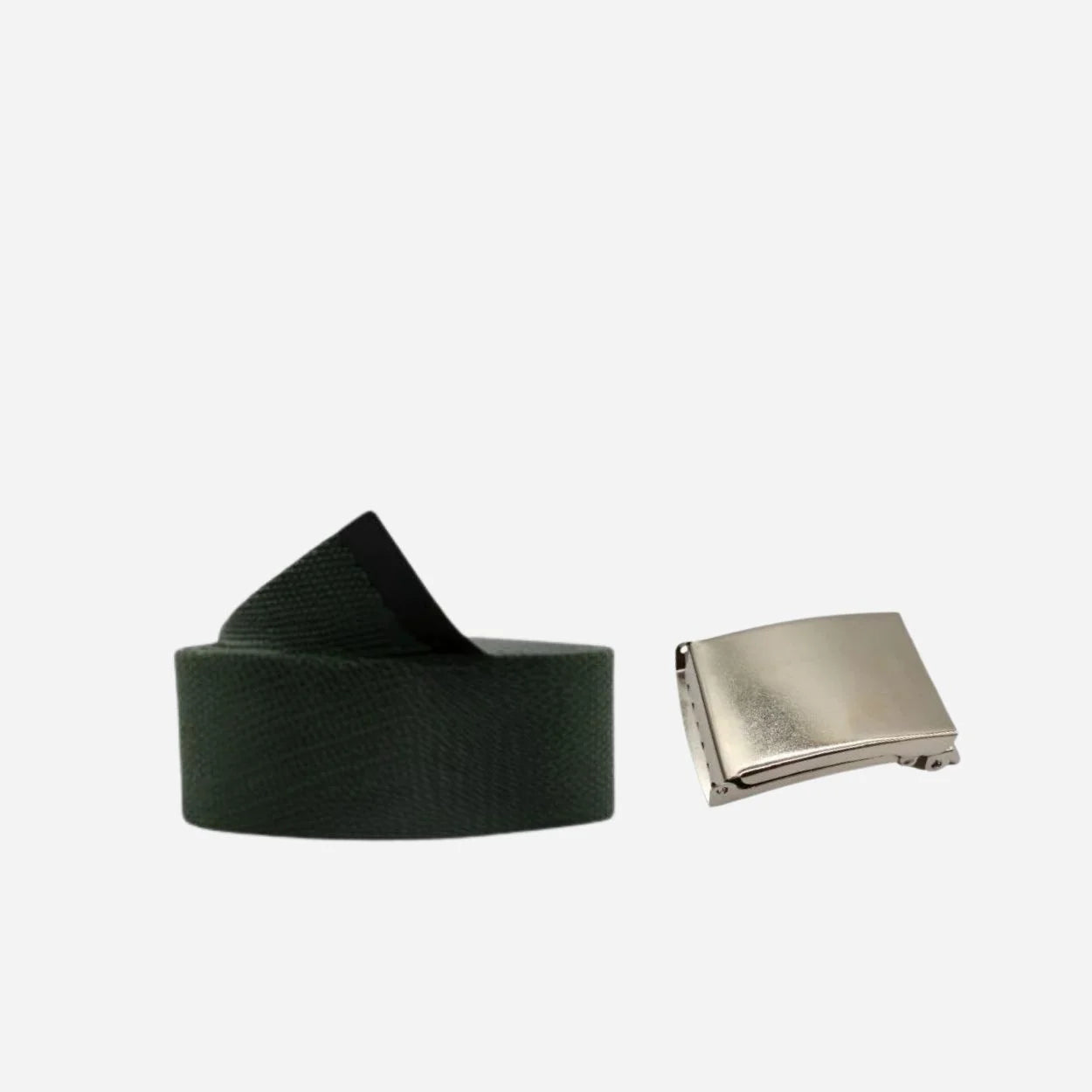 Knight Canva Belt with Silver or Black Buckle