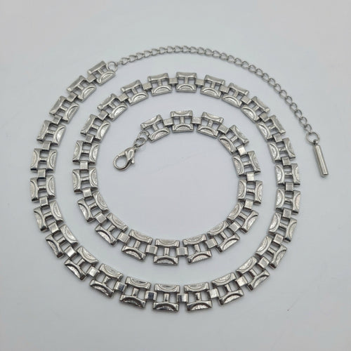Greta Women's Art Deco Chain Waist Belt