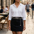 Sloane Women's Box Link Chain Belt