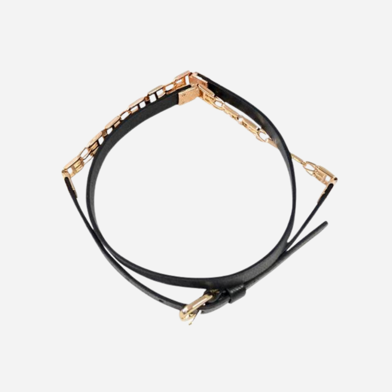 KIERA - Womens Black Faux Leather Belt