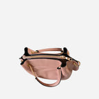 LUCY -  Blush Pink Vegan Leather Handbag & Crossbody Bag