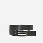 MADDOX - Menš Reversible Black and Brown Leather Belt - BeltNBags