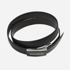 MALCOLM - Mens Black & Chocolate Reversible Genuine Leather Belt - BeltNBags