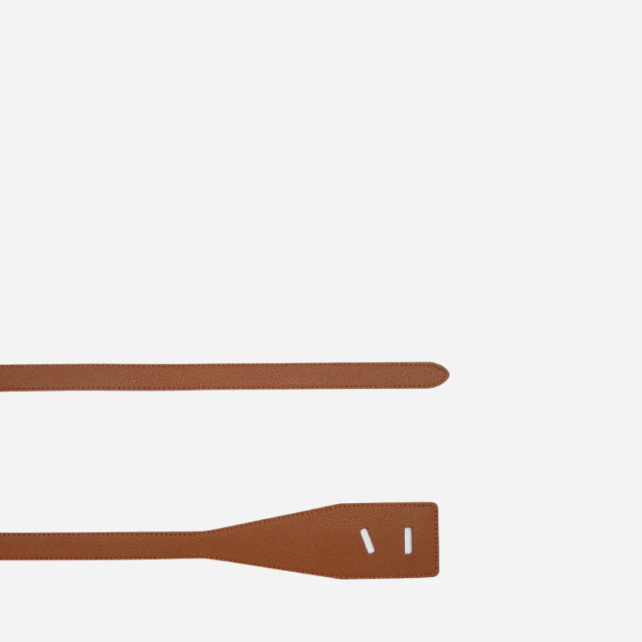 MARINA - Women's Tan Genuine Leather Knot Waist Belt