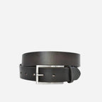 MICHAEL - Mens Dark Brown Genuine Leather Belt - BeltNBags