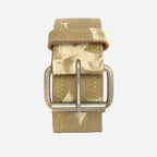 MIGUEL - Mens Sand Canvas & Leather Belt - BeltNBags