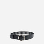 MIRANDA - Women's Black Genuine Leather Belt