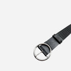 MIRANDA - Women's Black Genuine Leather Belt