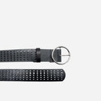 MIRANDA - Women's Black Genuine Leather Belt