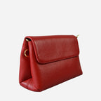 NAMBUCCA – Red Leather Crossbody with Addison Road Embroidery - BeltNBags