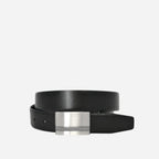 ODRAN - Mens Black Genuine Leather Belt - BeltNBags