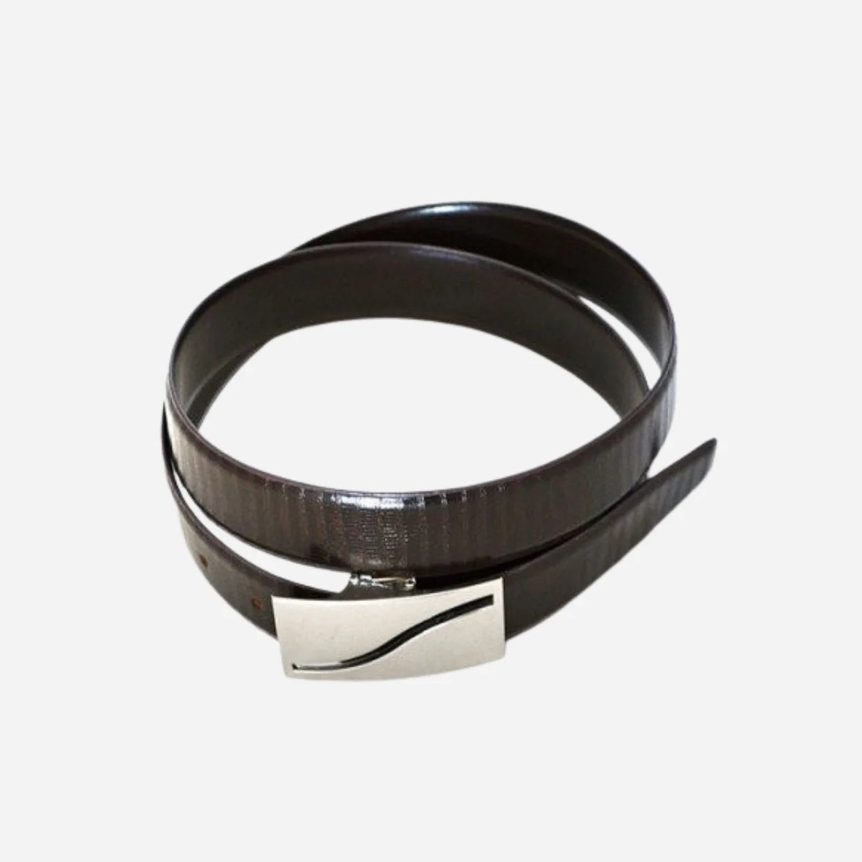 OAKLEY - Mens Brown Tapered End Leather Belt
