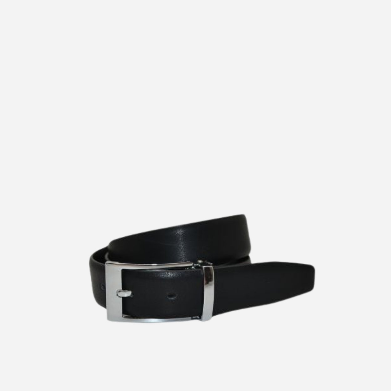 NEW - Yale Black Genuine Leather Belt