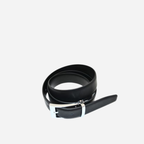 NEW - Yale Black Genuine Leather Belt