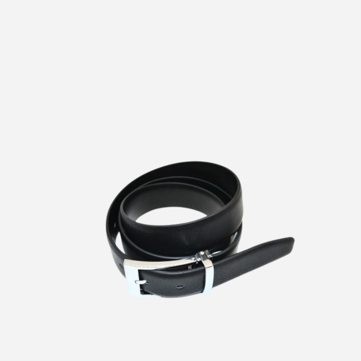 NEW - Yale Black Genuine Leather Belt