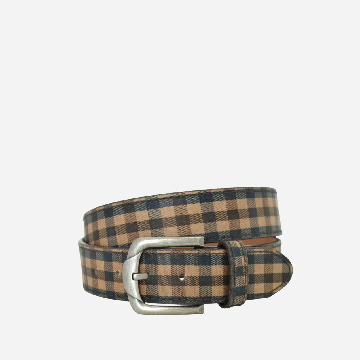 PIERRE - Unisex Brown Leather Belt / Golf Belt - CLEARANCE