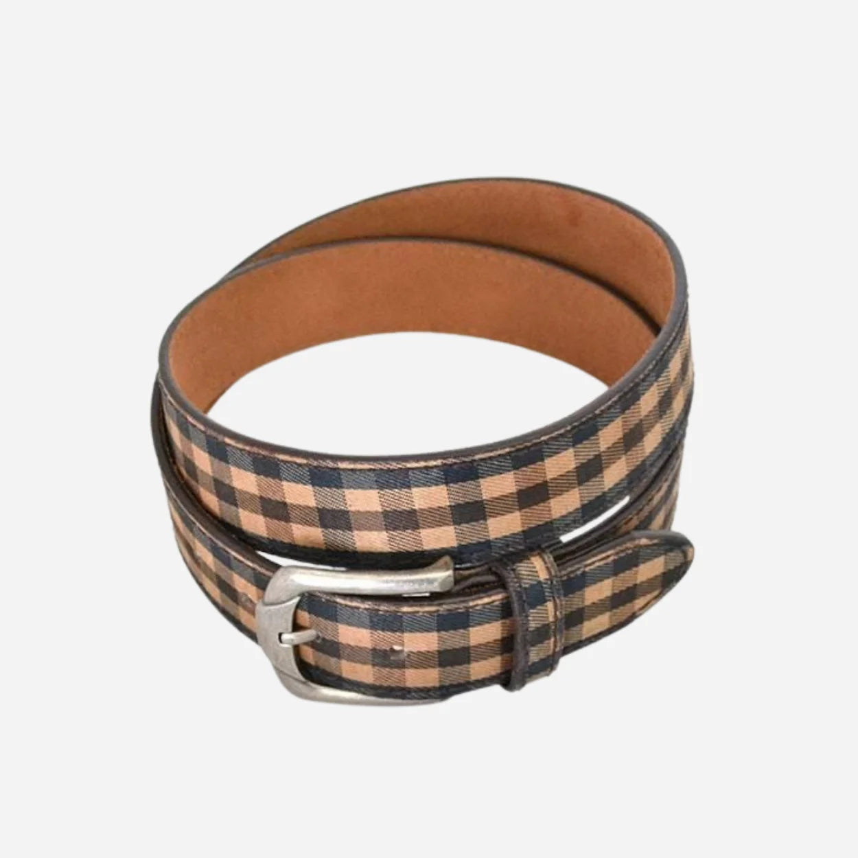 PIERRE Unisex Brown Leather Belt Golf Belt