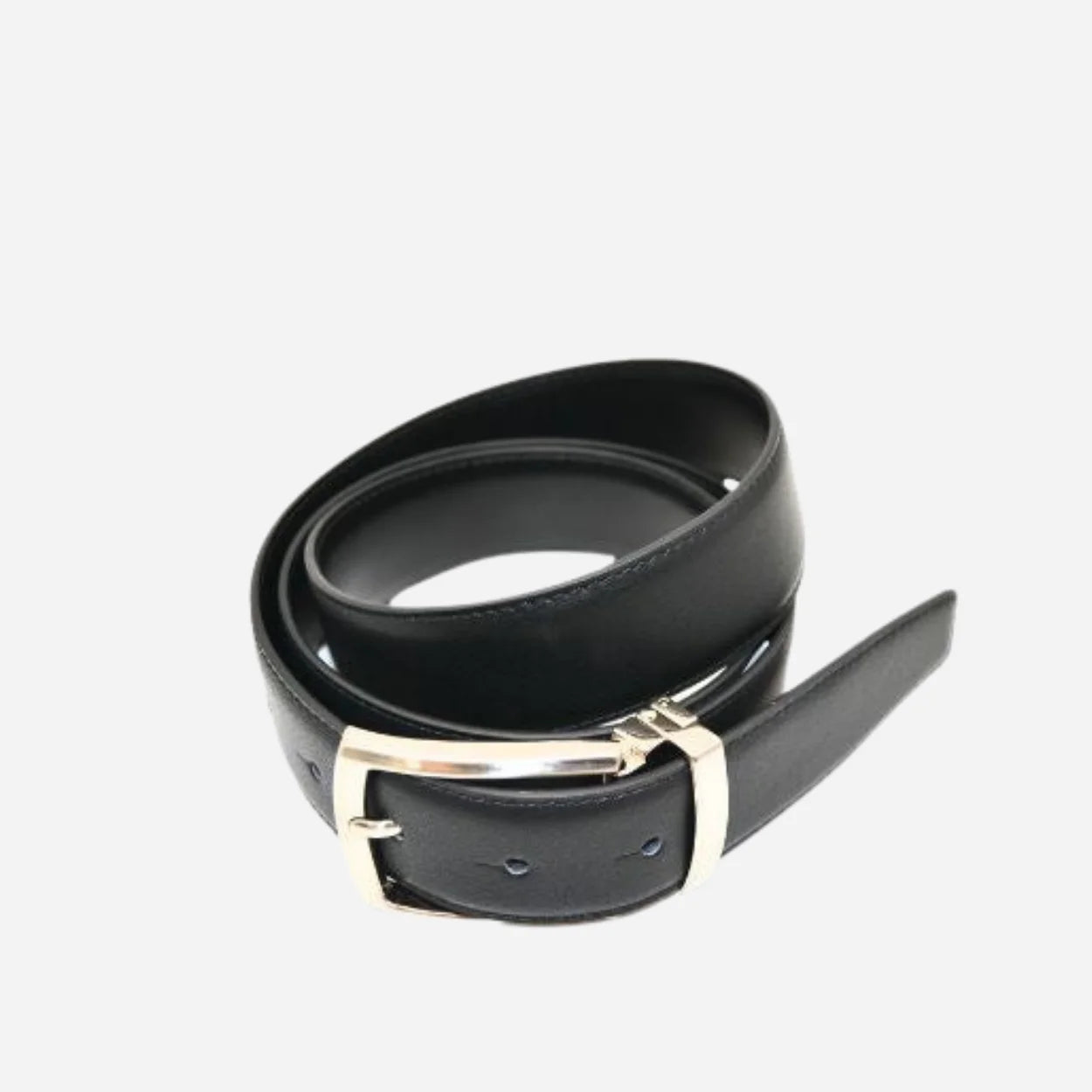 Princeton - Black Genuine Leather Belt