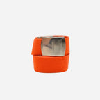Punchbowl Canva Belt with Silver Buckle