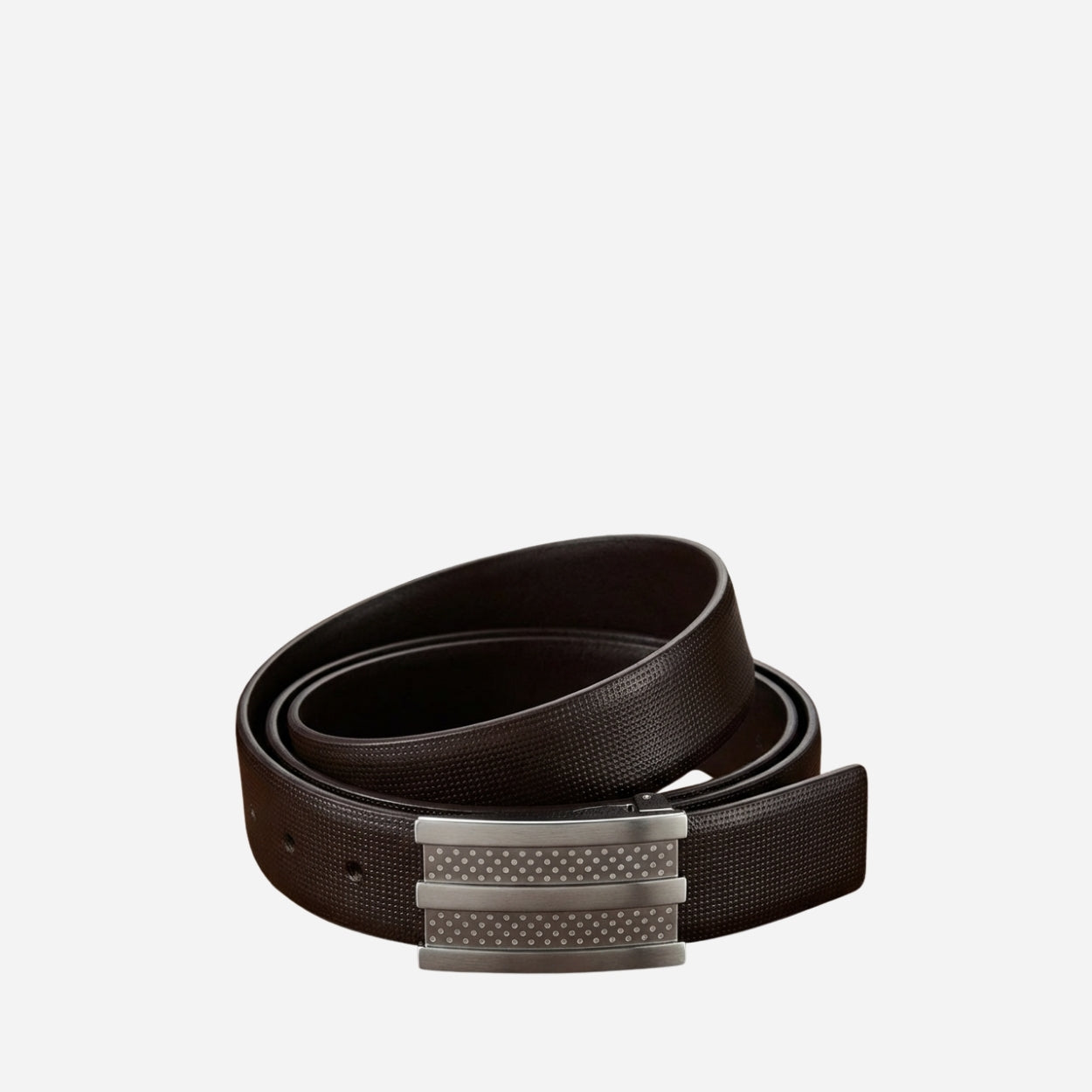 RAFAEL - Mens Black and Brown Leather Reversible Belt - BeltNBags