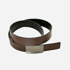 RAINER - Mens Black & Brown Leather Belt - BeltNBags